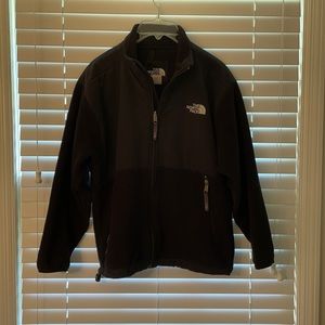 North Face Black Fleece Zip Up Jacket